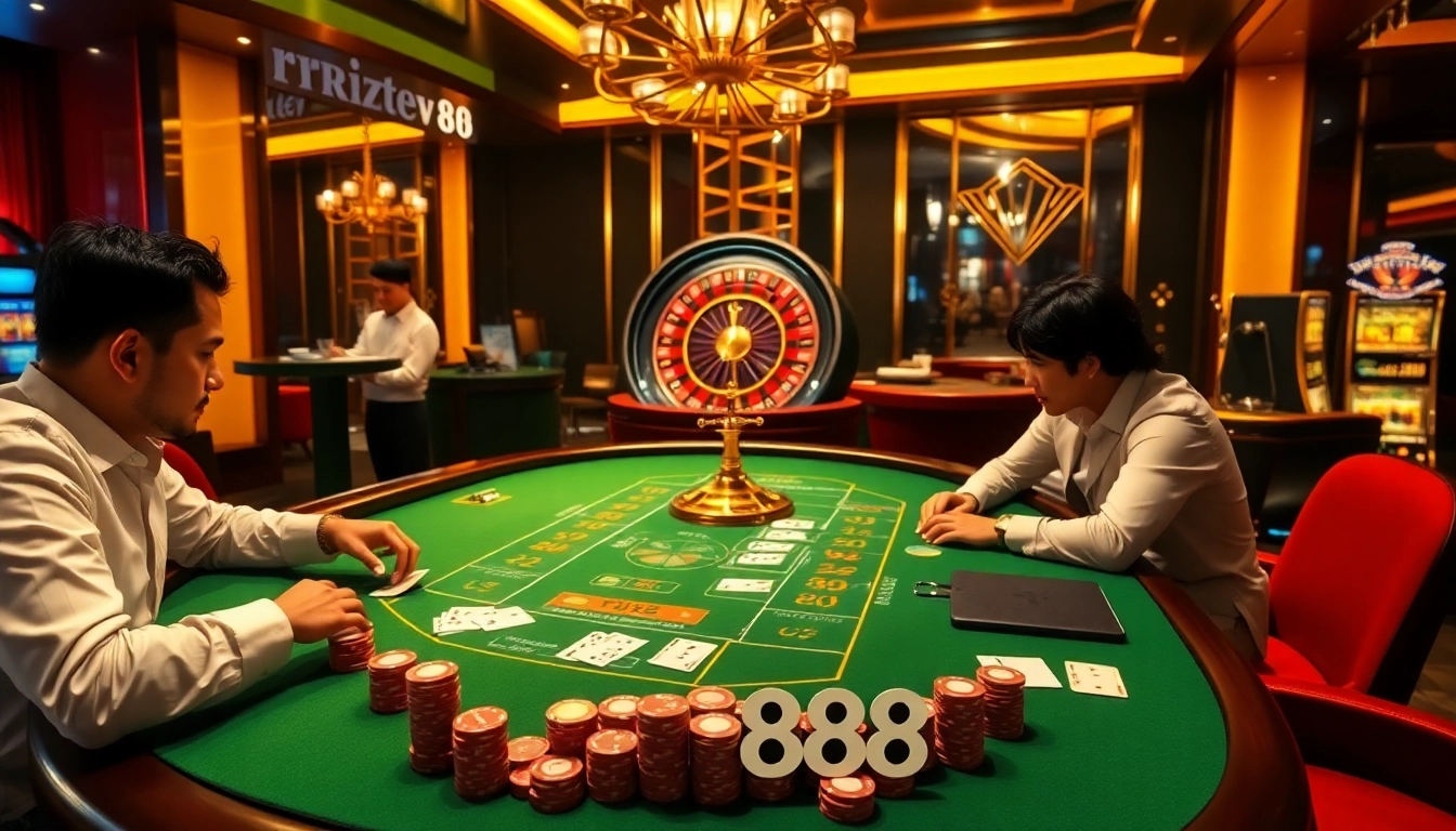 Experience the thrill of PG88 with vibrant casino action, colorful poker chips, and professional gameplay.